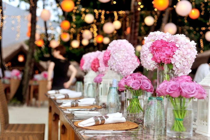 Whimsical Floral Table Centerpiece